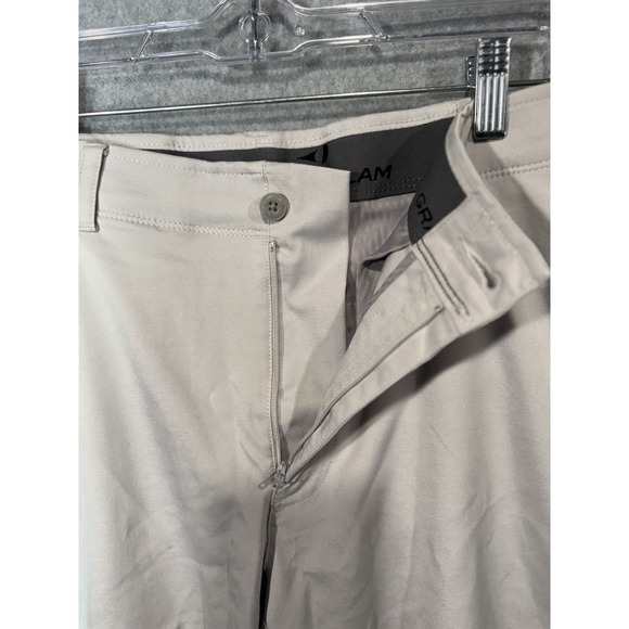 Grand Slam Shorts Mens 34 Gray Golf Chino Casual Lightweight Stretch Preppy - Picture 5 of 10